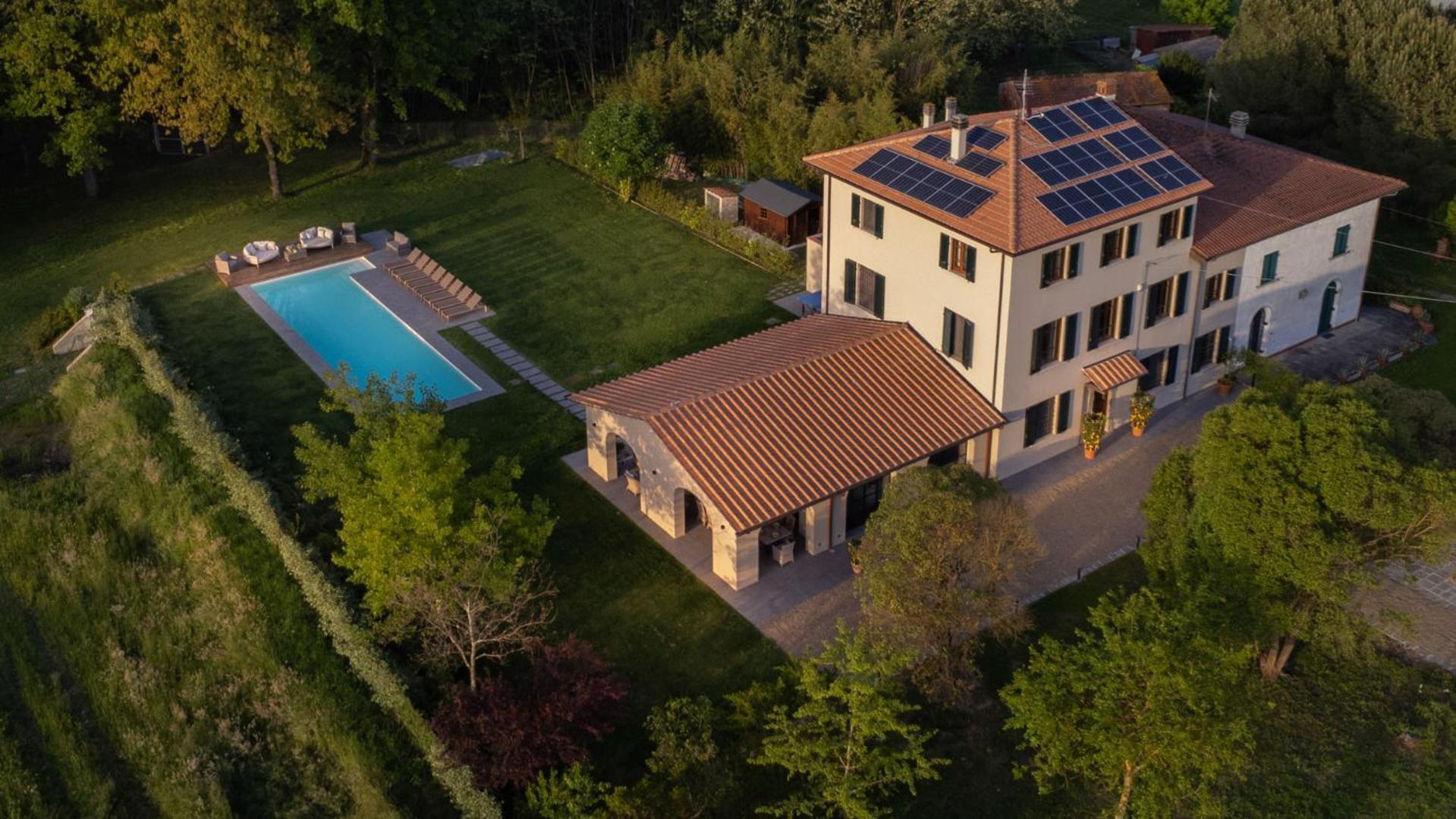 Villa Del Nonno, Luxury Tuscan Farmhouse With Pool Orentano Экстерьер фото