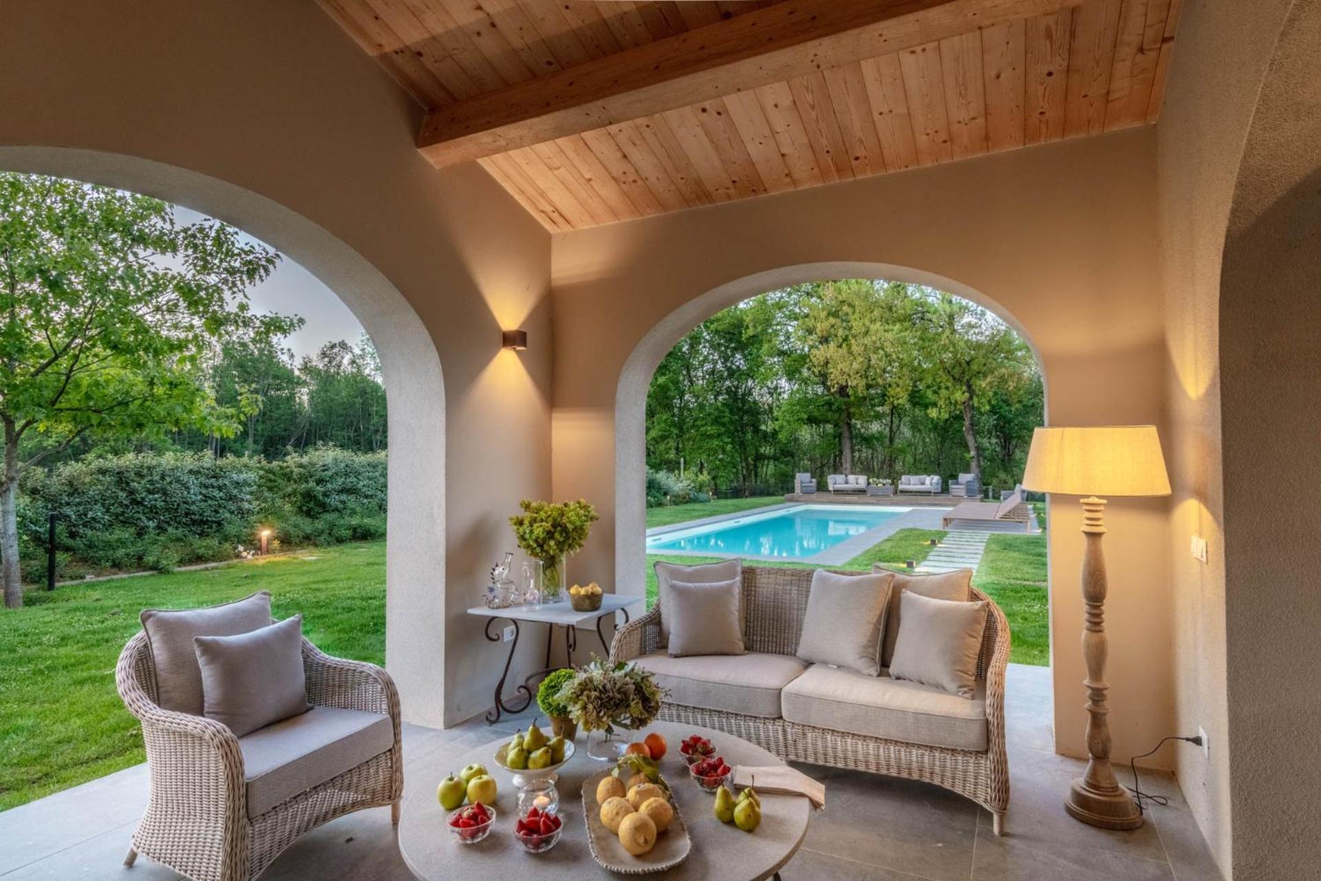 Villa Del Nonno, Luxury Tuscan Farmhouse With Pool Orentano Экстерьер фото