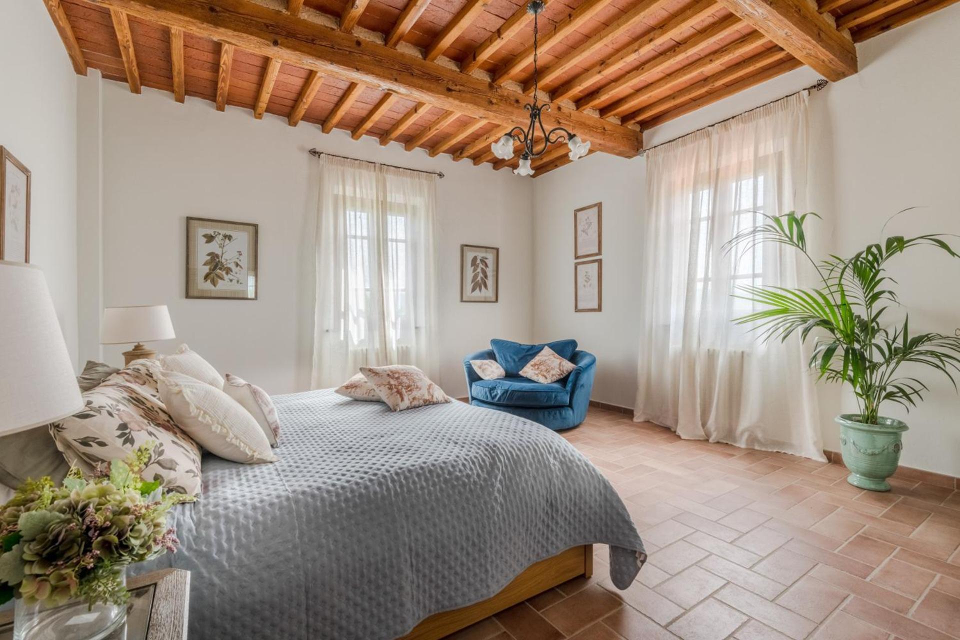Villa Del Nonno, Luxury Tuscan Farmhouse With Pool Orentano Экстерьер фото
