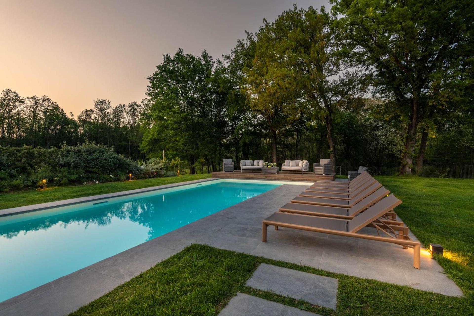 Villa Del Nonno, Luxury Tuscan Farmhouse With Pool Orentano Экстерьер фото