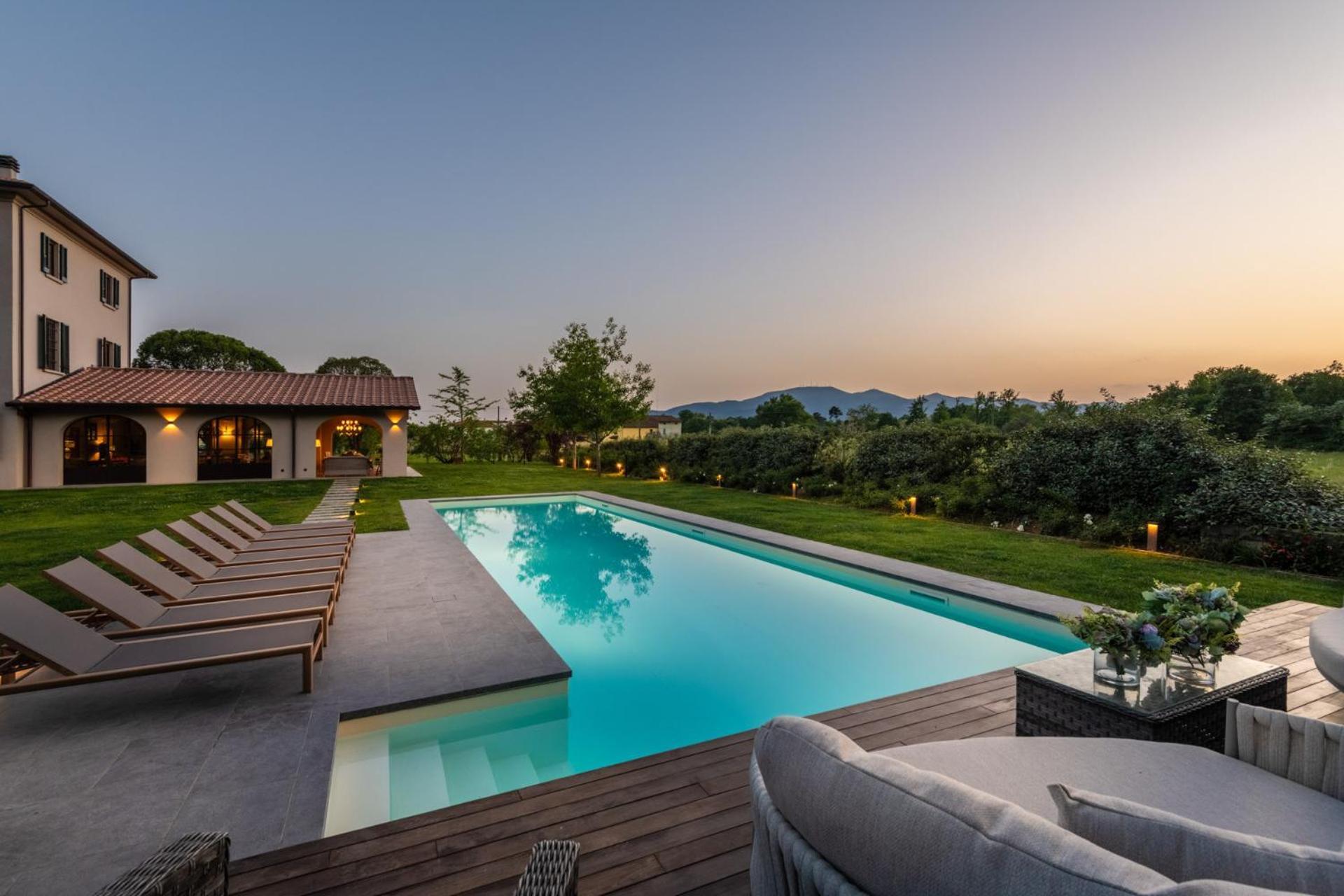 Villa Del Nonno, Luxury Tuscan Farmhouse With Pool Orentano Экстерьер фото