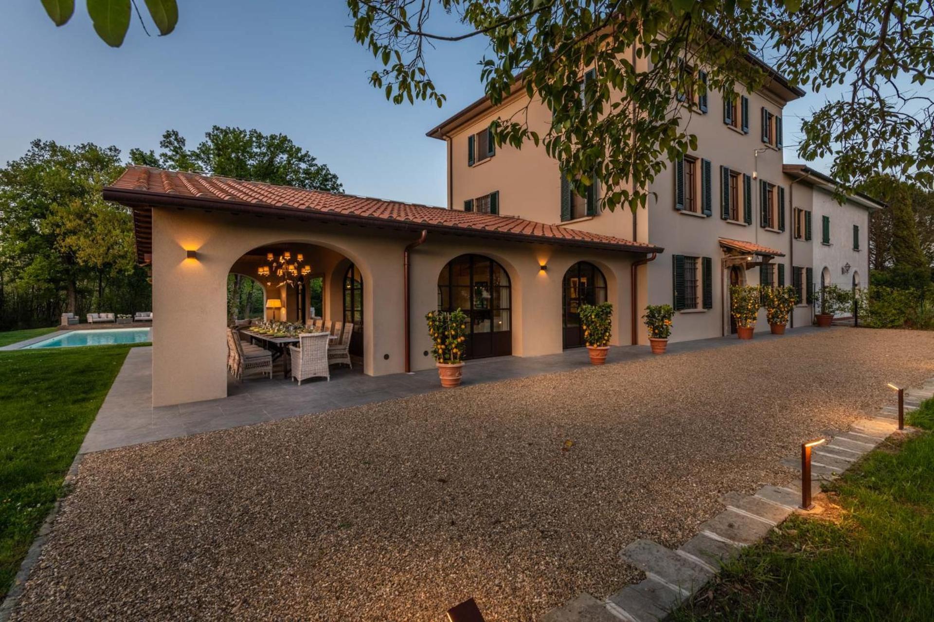 Villa Del Nonno, Luxury Tuscan Farmhouse With Pool Orentano Экстерьер фото