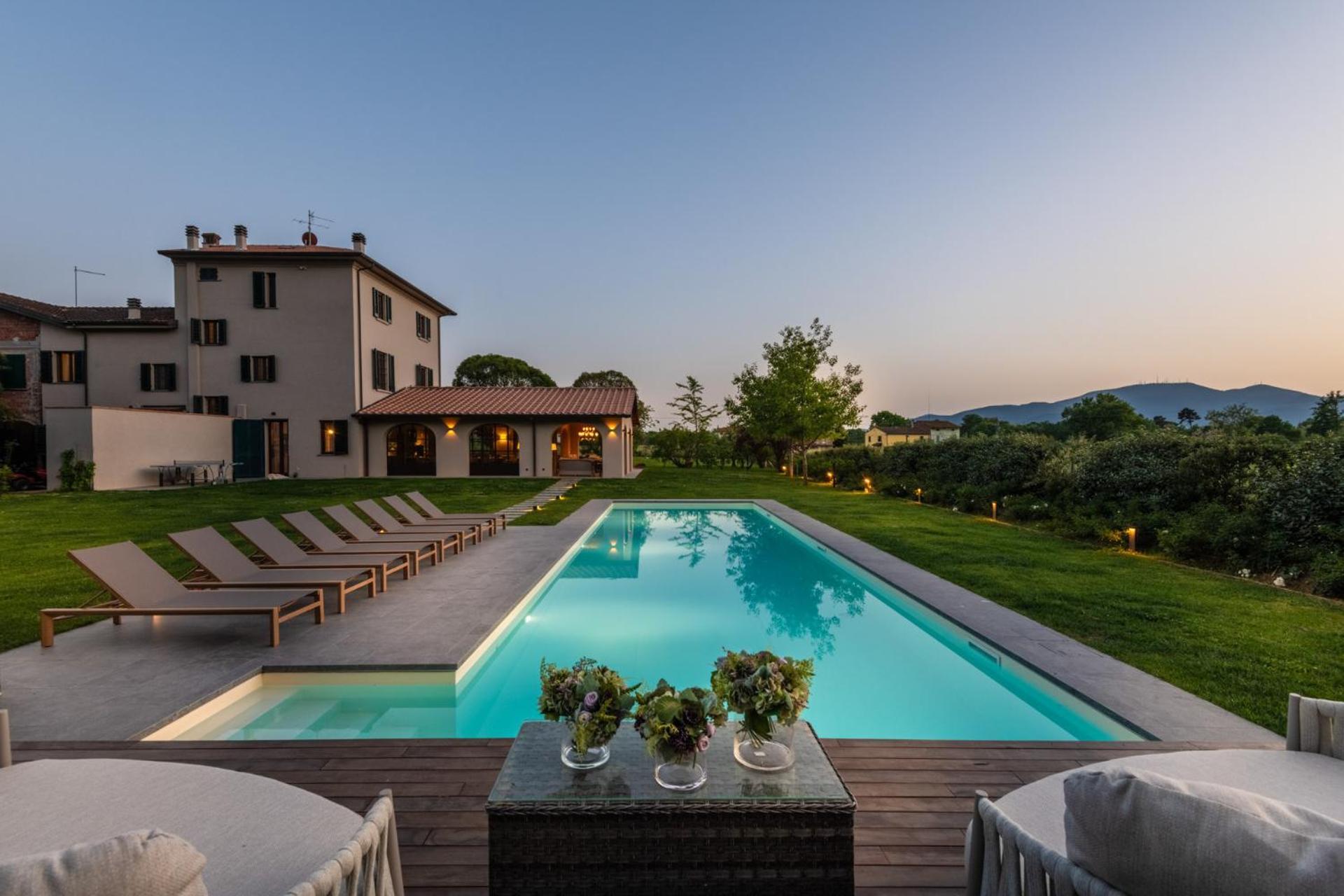 Villa Del Nonno, Luxury Tuscan Farmhouse With Pool Orentano Экстерьер фото