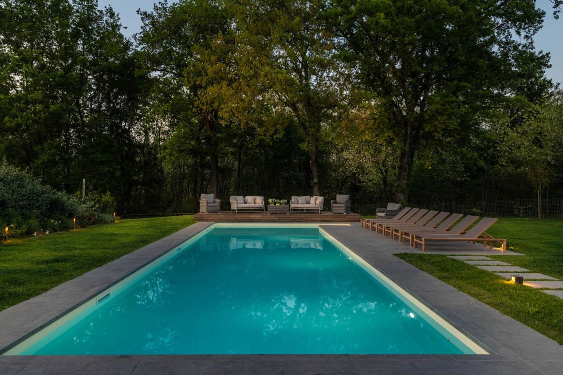 Villa Del Nonno, Luxury Tuscan Farmhouse With Pool Orentano Экстерьер фото